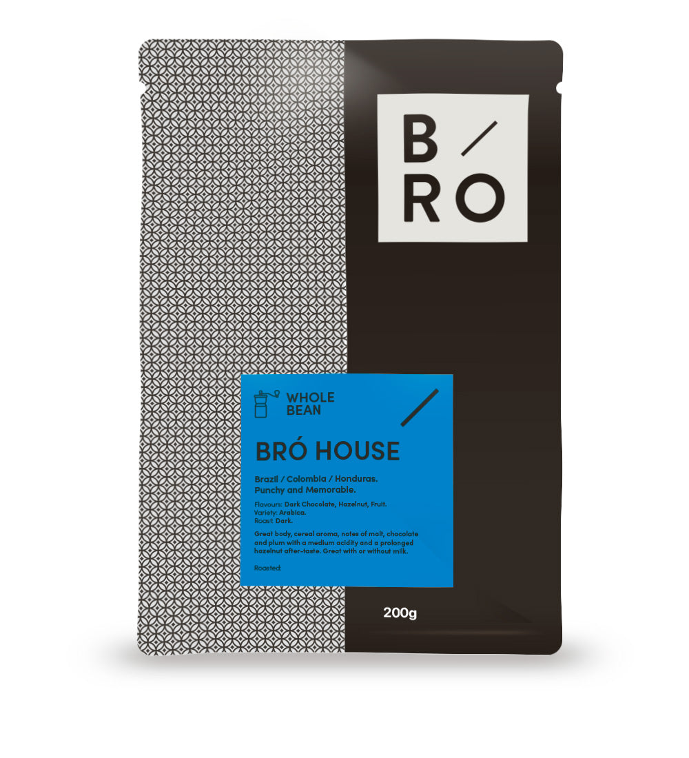 Bro House Blend Retail Beans 200g