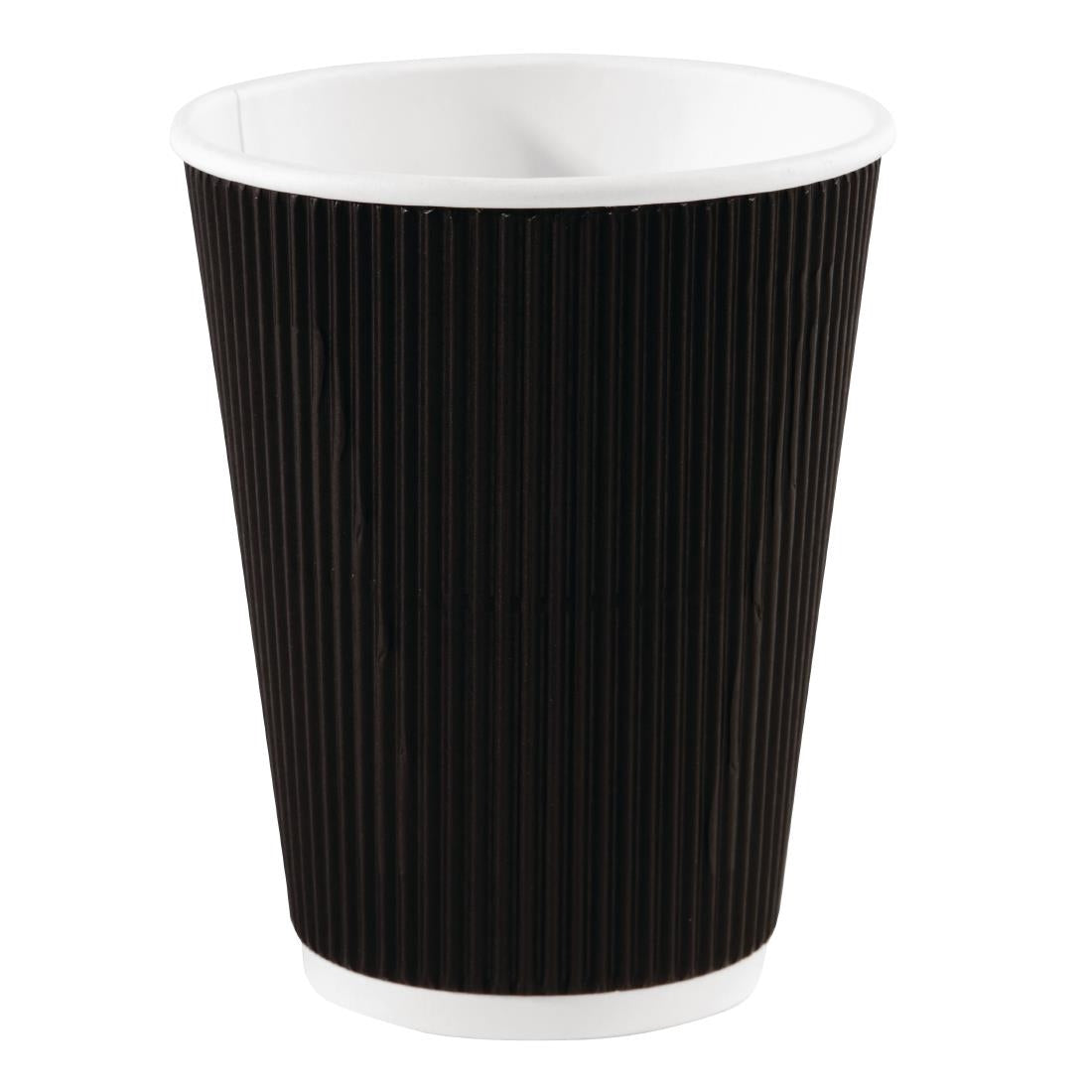 12oz Black Ripple Cup