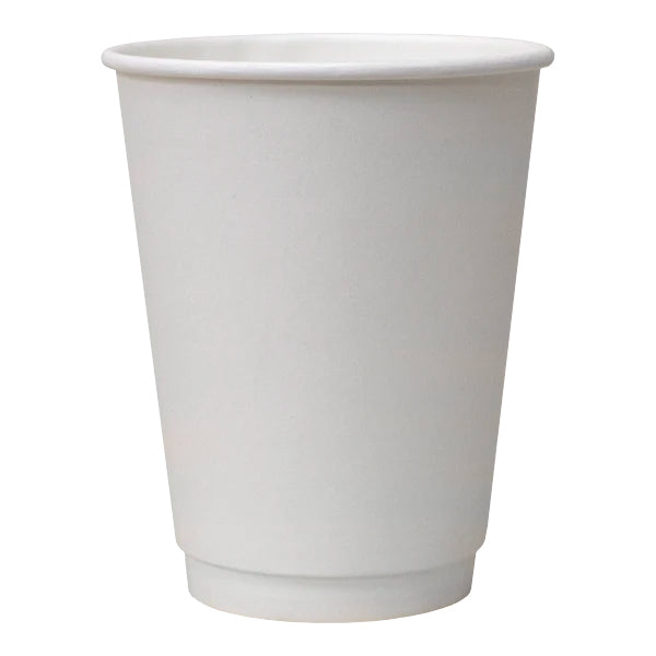 8oz Double Wall Matte White