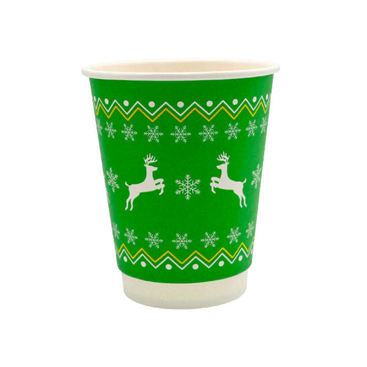 8oz Christmas Double Wall