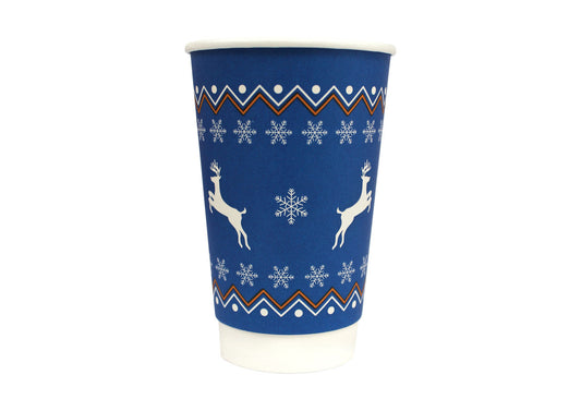 12oz Double Wall Christmas Cups